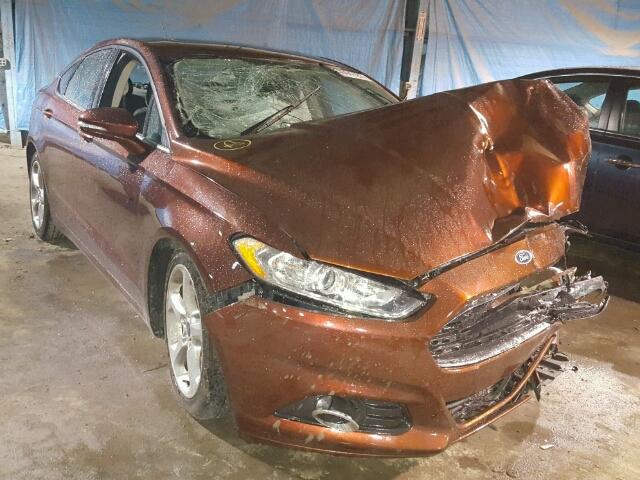 3FA6P0H75FR190870 - 2015 FORD FUSION SE MAROON photo 1