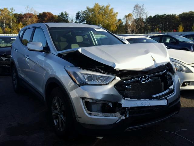 5XYZTDLB2EG172261 - 2014 HYUNDAI SANTA FE S GRAY photo 1