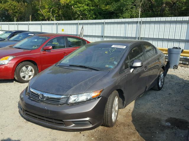 19XFB2F95CE329049 - 2012 HONDA CIVIC EXL 灰色 照片 2