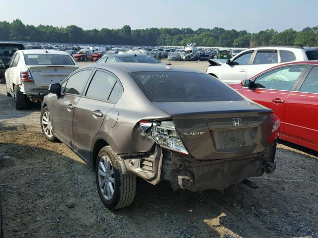 19XFB2F95CE329049 - 2012 HONDA CIVIC EXL 灰色 照片 3