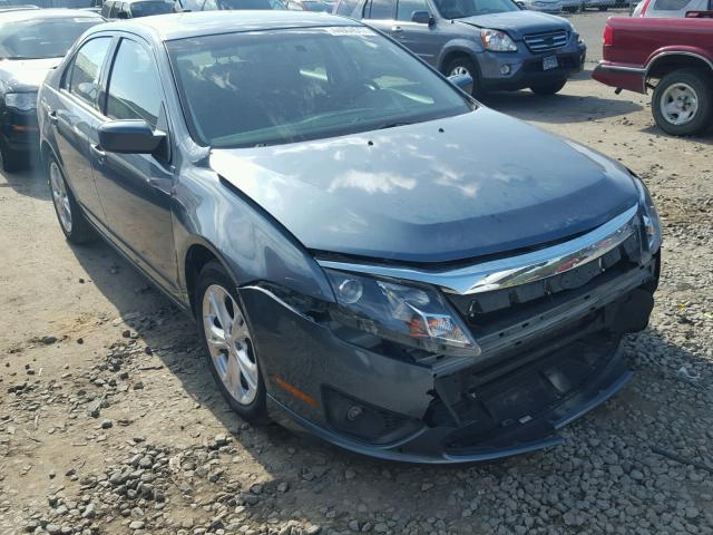 3FAHP0HAXCR283688 - 2012 FORD FUSION SE BLUE photo 1