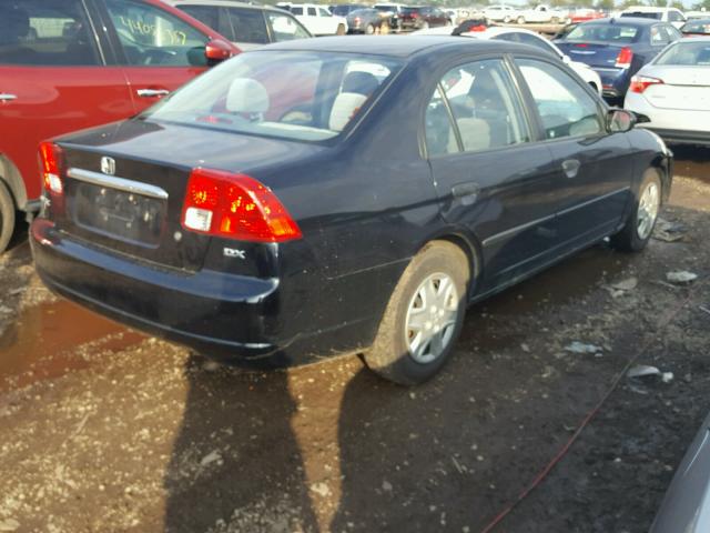 2HGES16153H560507 - 2003 HONDA CIVIC BLACK photo 4