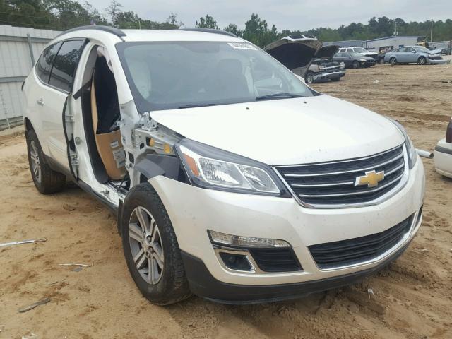 1GNKRHKD2FJ266918 - 2015 CHEVROLET TRAVERSE L WHITE photo 1