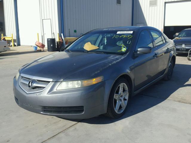 19UUA66254A021468 - 2004 ACURA TL GRAY photo 2