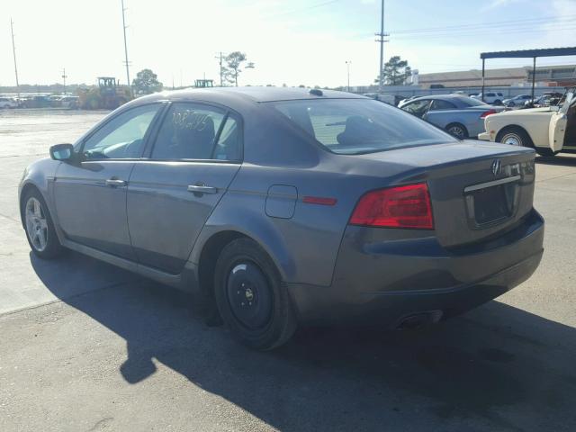 19UUA66254A021468 - 2004 ACURA TL GRAY photo 3