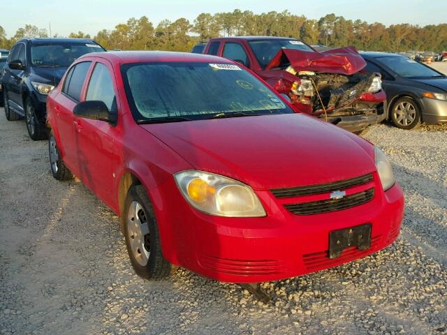 1G1AK55F277281592 - 2007 CHEVROLET COBALT LS RED photo 1