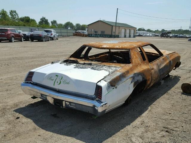 1H57H3K590035 - 1973 CHEVROLET MONTECARLO BURN photo 4