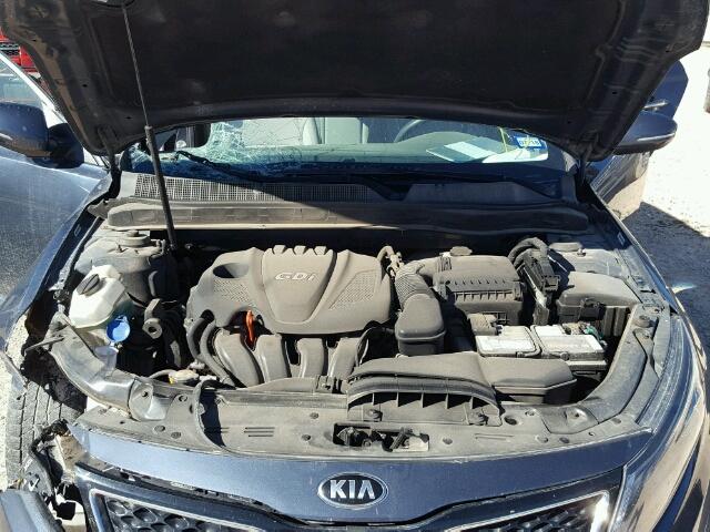 5XXGM4A71FG364134 - 2015 KIA OPTIMA LX BLUE photo 7