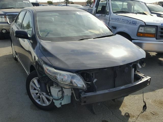 1NXBU40E19Z023577 - 2009 TOYOTA COROLLA BLACK photo 1