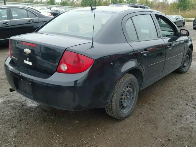 1G1AD5F50A7142651 - 2010 CHEVROLET COBALT 1LT BLACK photo 4