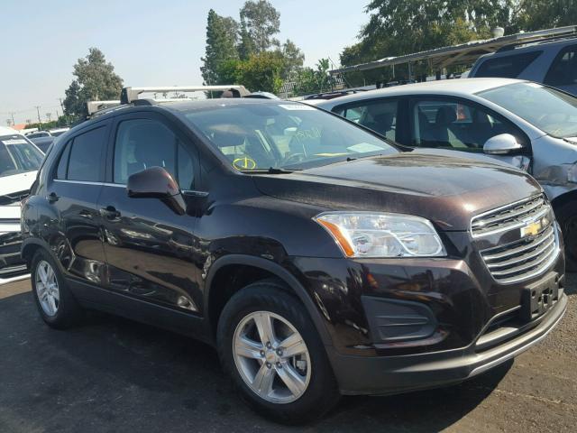 KL7CJLSB7GB676998 - 2016 CHEVROLET TRAX 1LT BROWN photo 1