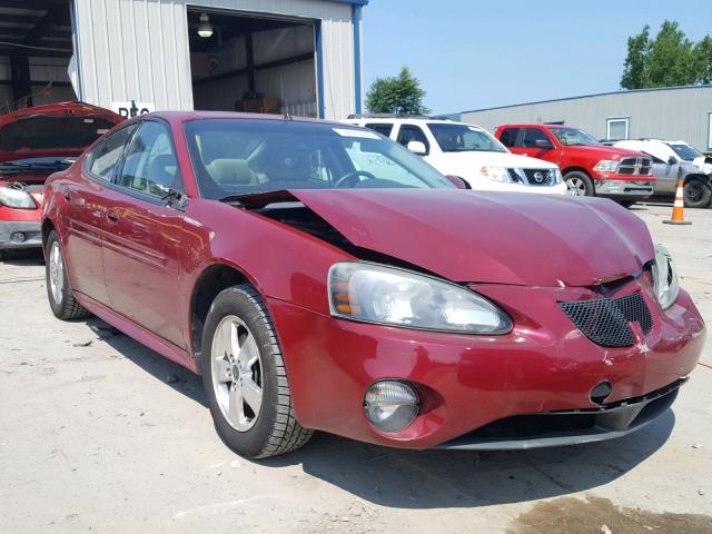 2G2WS522851159347 - 2005 PONTIAC GRAND PRIX RED photo 1