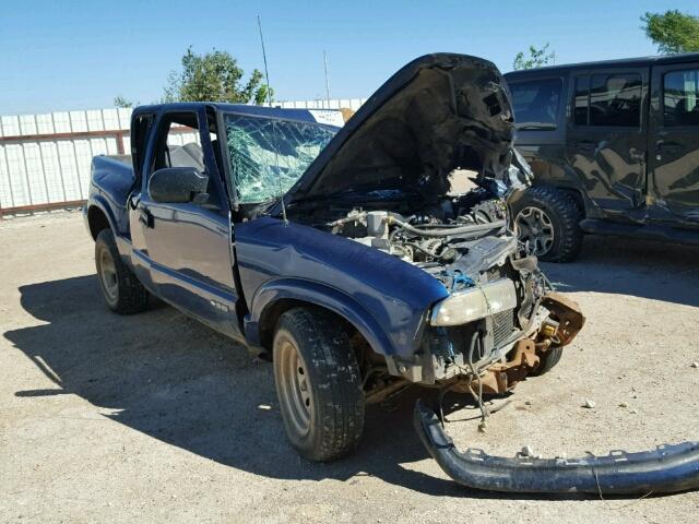 1GCCS195028234333 - 2002 CHEVROLET S TRUCK S1 BLUE photo 1