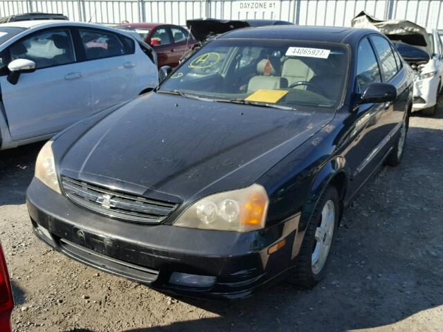 KL1VM52L94B111081 - 2004 CHEVROLET EPICA LT BLACK photo 2