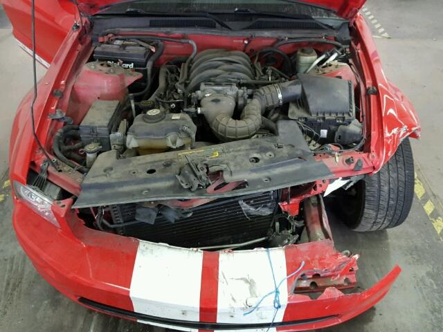 1ZVHT82HX55113604 - 2005 FORD MUSTANG GT RED photo 7