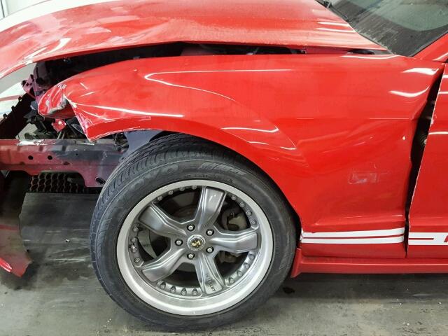 1ZVHT82HX55113604 - 2005 FORD MUSTANG GT RED photo 9