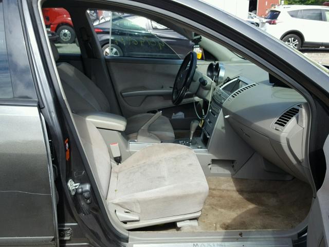 1N4BA41E05C839410 - 2005 NISSAN MAXIMA BLACK photo 5