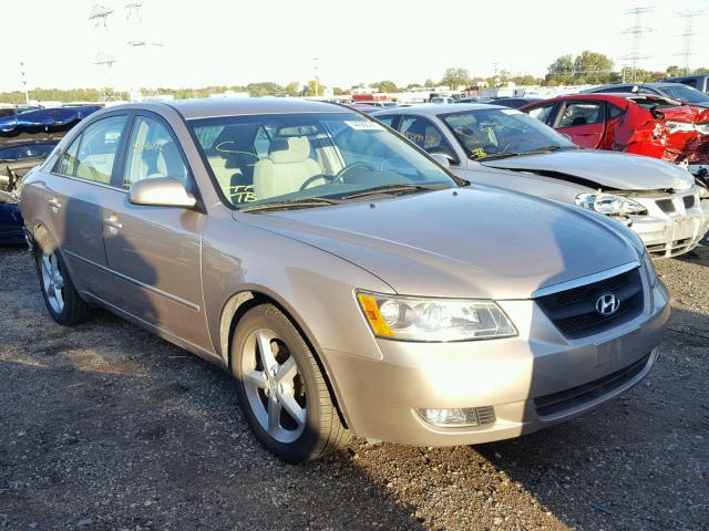 5NPEU46F17H167932 - 2007 HYUNDAI SONATA TAN photo 1