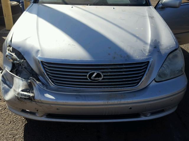 JTHBN36F840138493 - 2004 LEXUS LS 430 SILVER photo 7