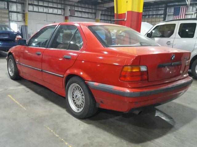 4USCC8328SLA12122 - 1995 BMW 318 I AUTO RED photo 3