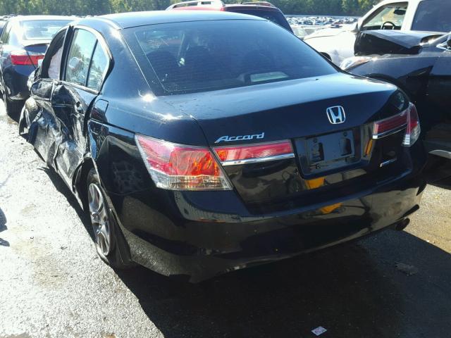 1HGCP2F67CA012257 - 2012 HONDA ACCORD SE BLACK photo 3