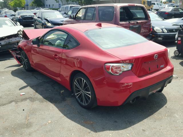 JF1ZNAA18G8708374 - 2016 TOYOTA SCION FR-S RED photo 3