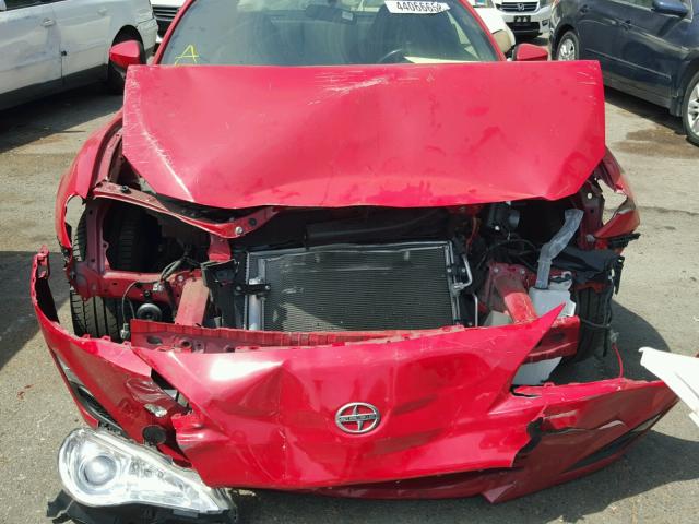 JF1ZNAA18G8708374 - 2016 TOYOTA SCION FR-S RED photo 9