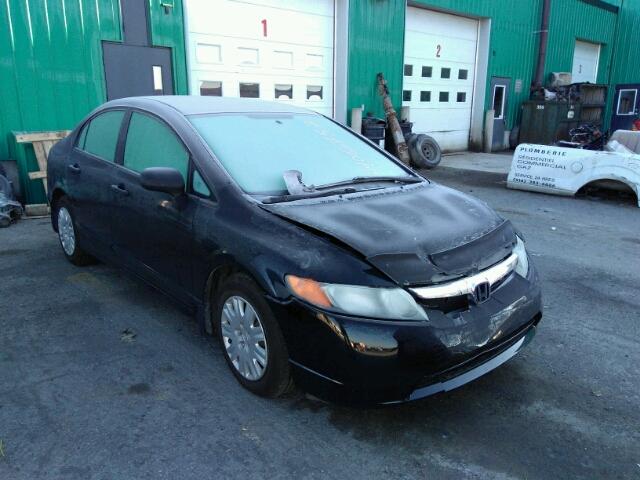 2HGFA15298H018934 - 2008 HONDA CIVIC DX BLACK photo 1