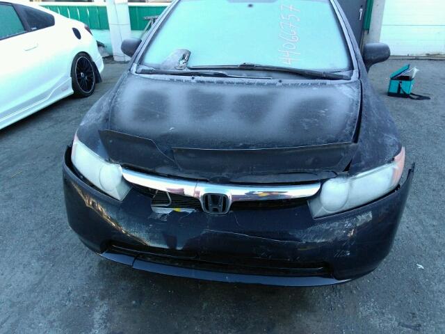 2HGFA15298H018934 - 2008 HONDA CIVIC DX BLACK photo 9