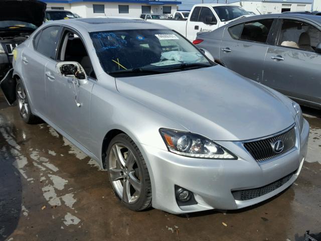 JTHBF5C28D5192843 - 2013 LEXUS IS 250 SILVER photo 1