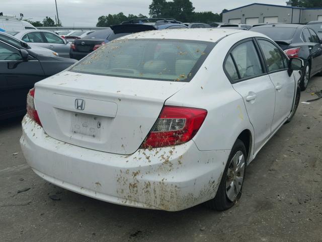 19XFB2F55CE089675 - 2012 HONDA CIVIC LX Blanco foto 4