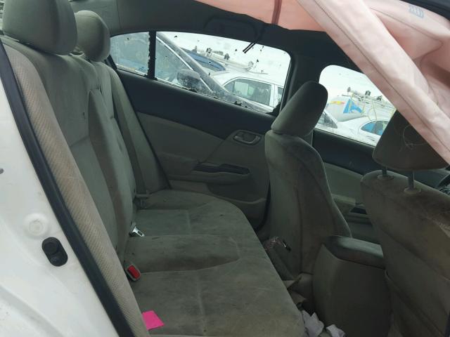 19XFB2F55CE089675 - 2012 HONDA CIVIC LX Blanco foto 6
