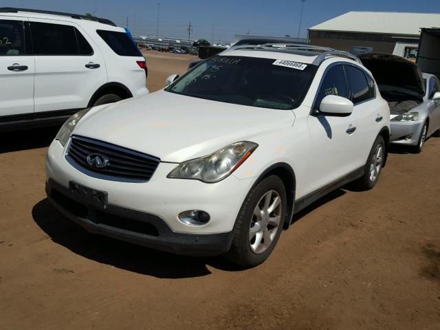 JNKAJ09F89M952239 - 2009 INFINITI EX35 BASE WHITE photo 2