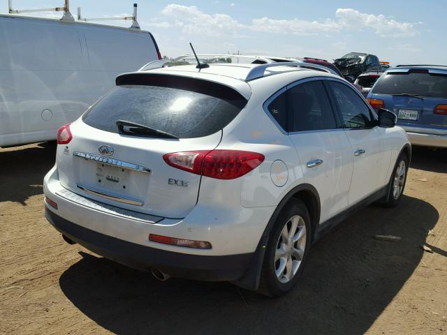 JNKAJ09F89M952239 - 2009 INFINITI EX35 BASE WHITE photo 4