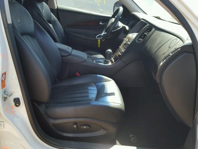 JNKAJ09F89M952239 - 2009 INFINITI EX35 BASE WHITE photo 5