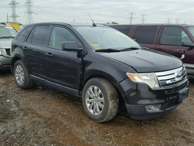 2FMDK39C27BB71265 - 2007 FORD EDGE BLACK photo 1