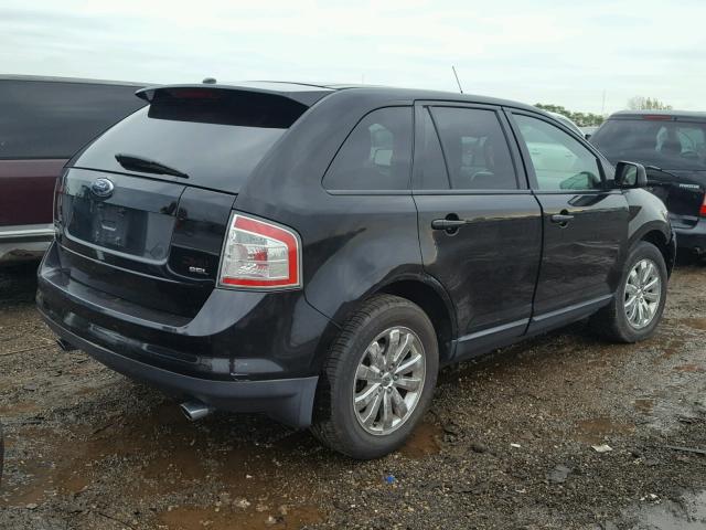 2FMDK39C27BB71265 - 2007 FORD EDGE BLACK photo 4