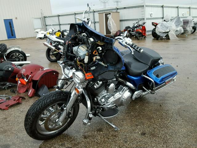 1HD1FC4148Y642174 - 2008 HARLEY-DAVIDSON FLHTCUI BLUE photo 2