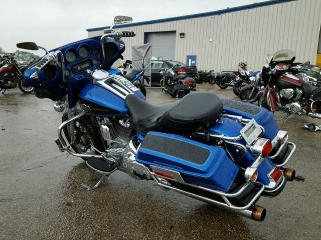 1HD1FC4148Y642174 - 2008 HARLEY-DAVIDSON FLHTCUI BLUE photo 3