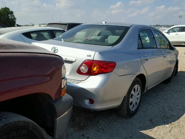 JTDBL40E299052953 - 2009 TOYOTA COROLLA GRAY photo 4