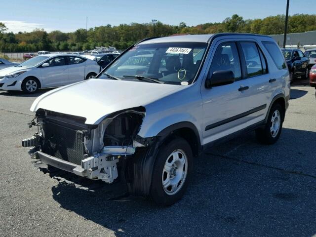 SHSRD78505U324832 - 2005 HONDA CR-V SILVER photo 2