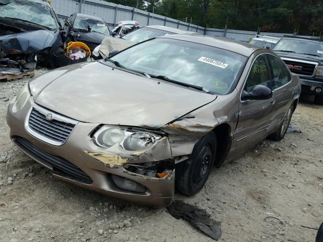 2C3HE66G92H139753 - 2002 CHRYSLER 300M TAN photo 2