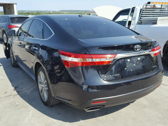 4T1BK1EB2EU104875 - 2014 TOYOTA AVALON BAS Schwarz Foto 3