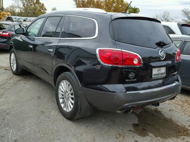 5GAKRBED1BJ346241 - 2011 BUICK ENCLAVE CX BLACK photo 3