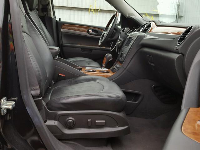 5GAKRBED1BJ346241 - 2011 BUICK ENCLAVE CX BLACK photo 5