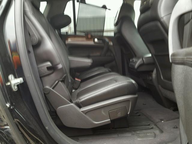 5GAKRBED1BJ346241 - 2011 BUICK ENCLAVE CX BLACK photo 6