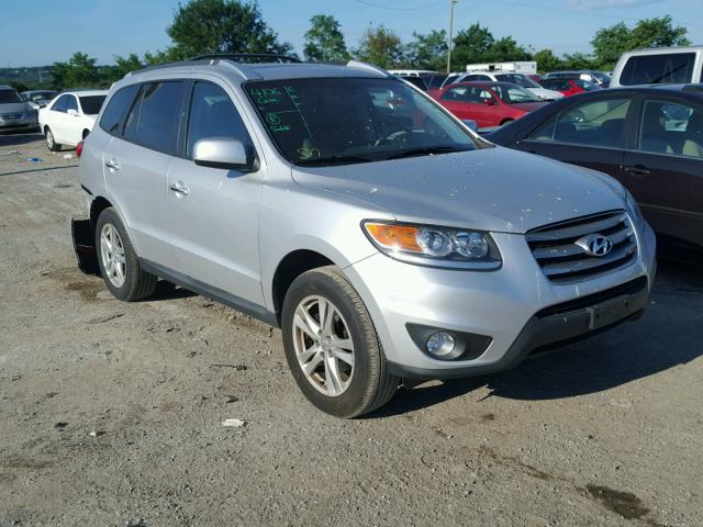 5XYZK4AG1CG097793 - 2012 HYUNDAI SANTA FE L SILVER photo 1