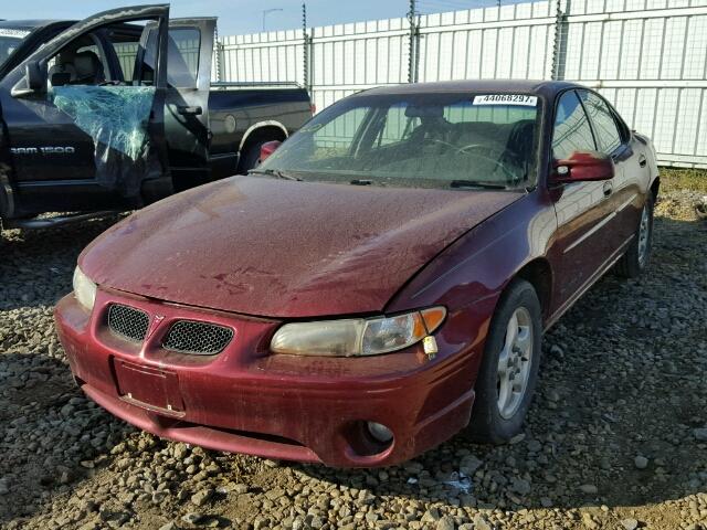 1G2WK52J12F177930 - 2002 PONTIAC GRAND PRIX Tünd qırmızı foto 2