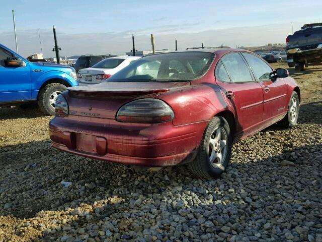 1G2WK52J12F177930 - 2002 PONTIAC GRAND PRIX Tünd qırmızı foto 4