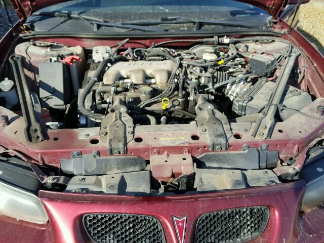 1G2WK52J12F177930 - 2002 PONTIAC GRAND PRIX Tünd qırmızı foto 7